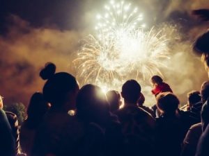 Community Firework Display in Maryland